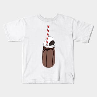 Chocolate Milkshake Mason Jar Kids T-Shirt